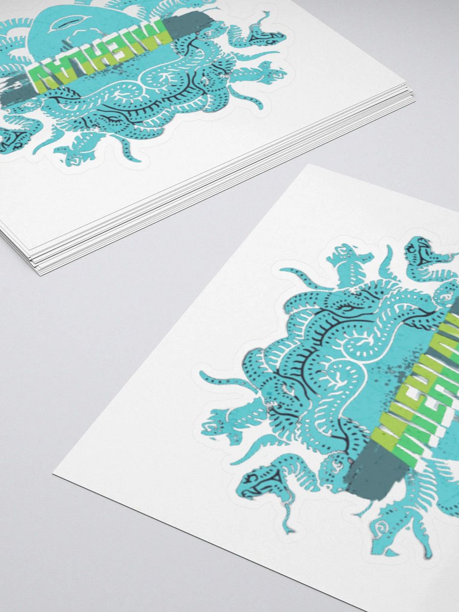 Blue Medusa Stickers product image (4)