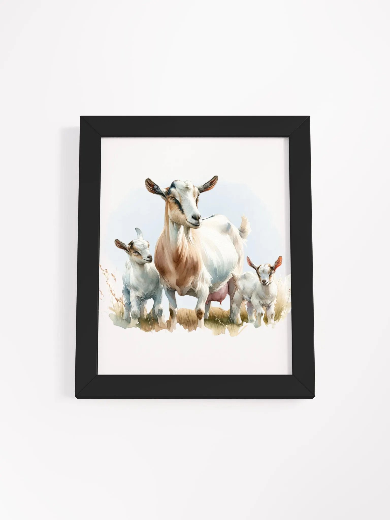 Nigerian Dwarf Mama - Framed Print product image (1)