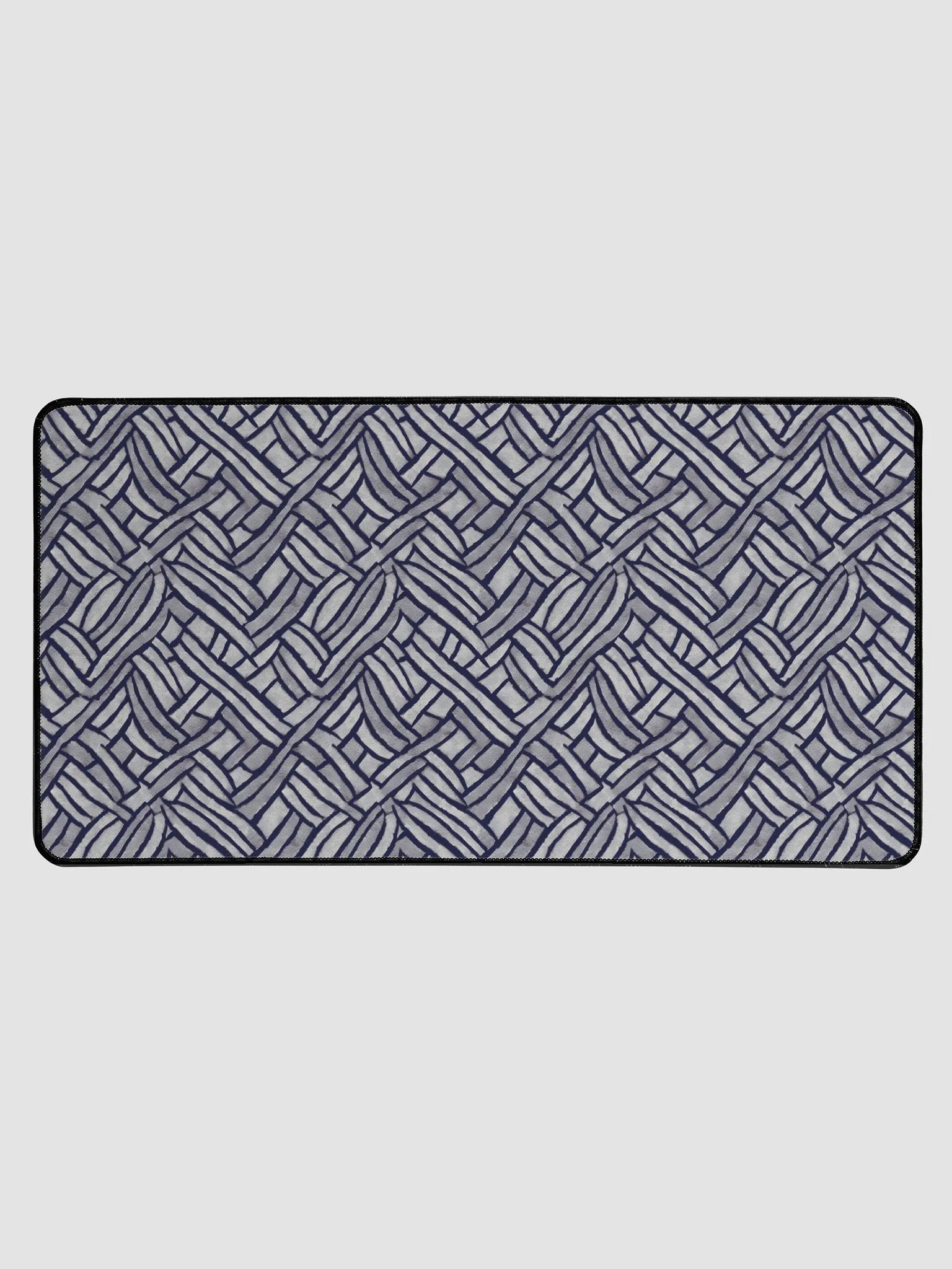 Grey Rectangles Desk Mat product image (1)