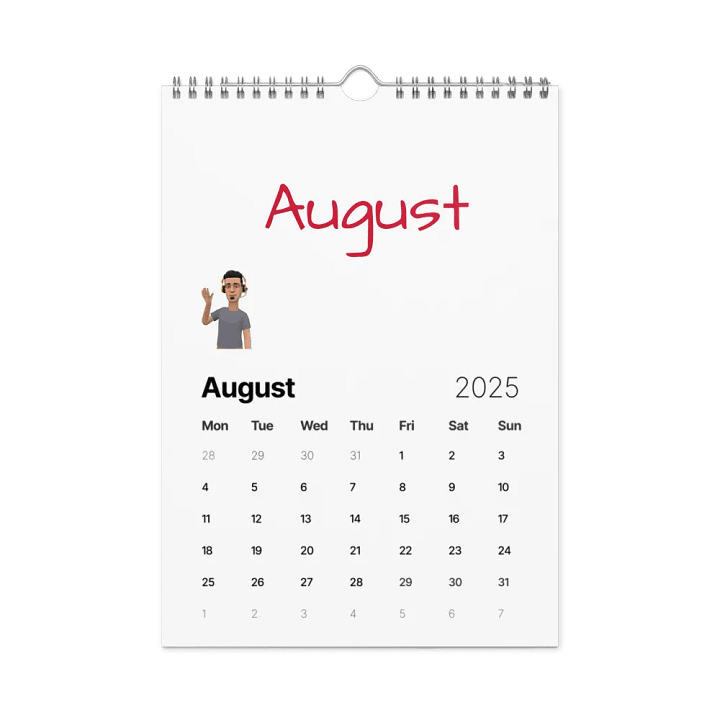 The new plotagon 2011 Wall calendar for 2025 product image (2)