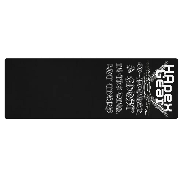 Yoga Mat - Black - Co Founder A Ghost - White HApex Gear White Logo product image (1)