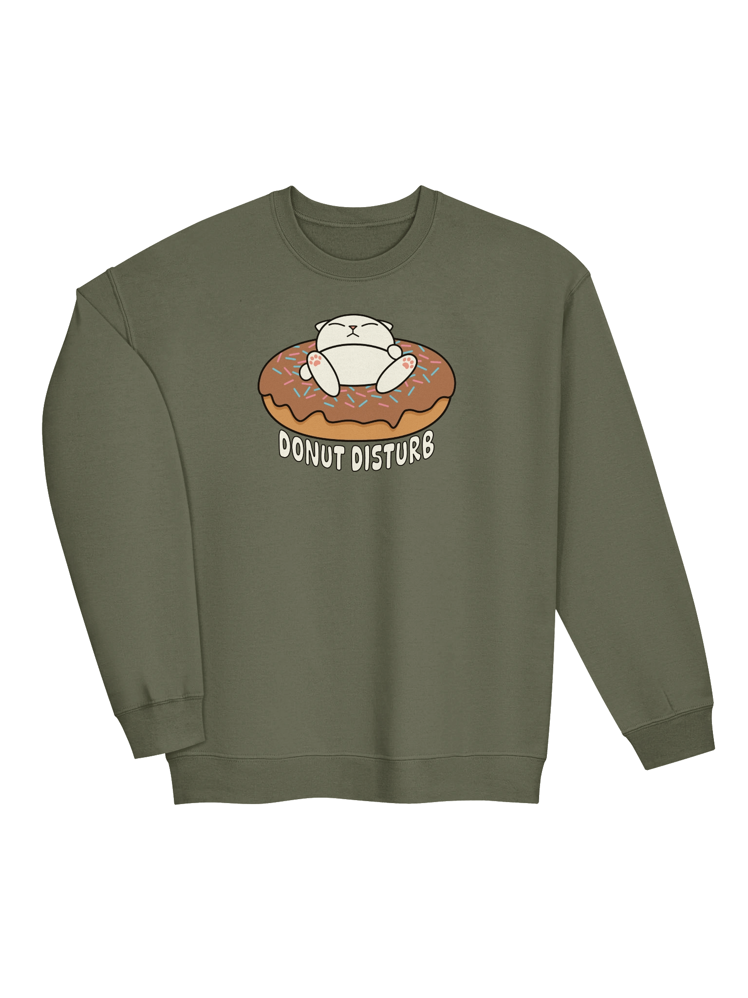 Donut Disturb Cat - Unisex Adult Sweatshirt product image (3)