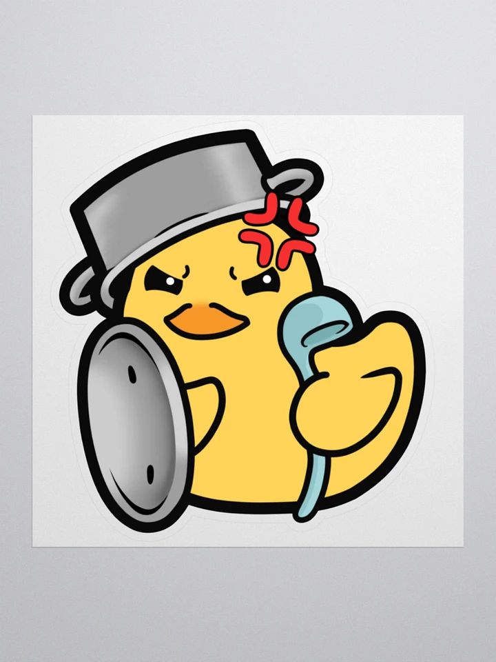 Battle Duck Sticker product image (1)