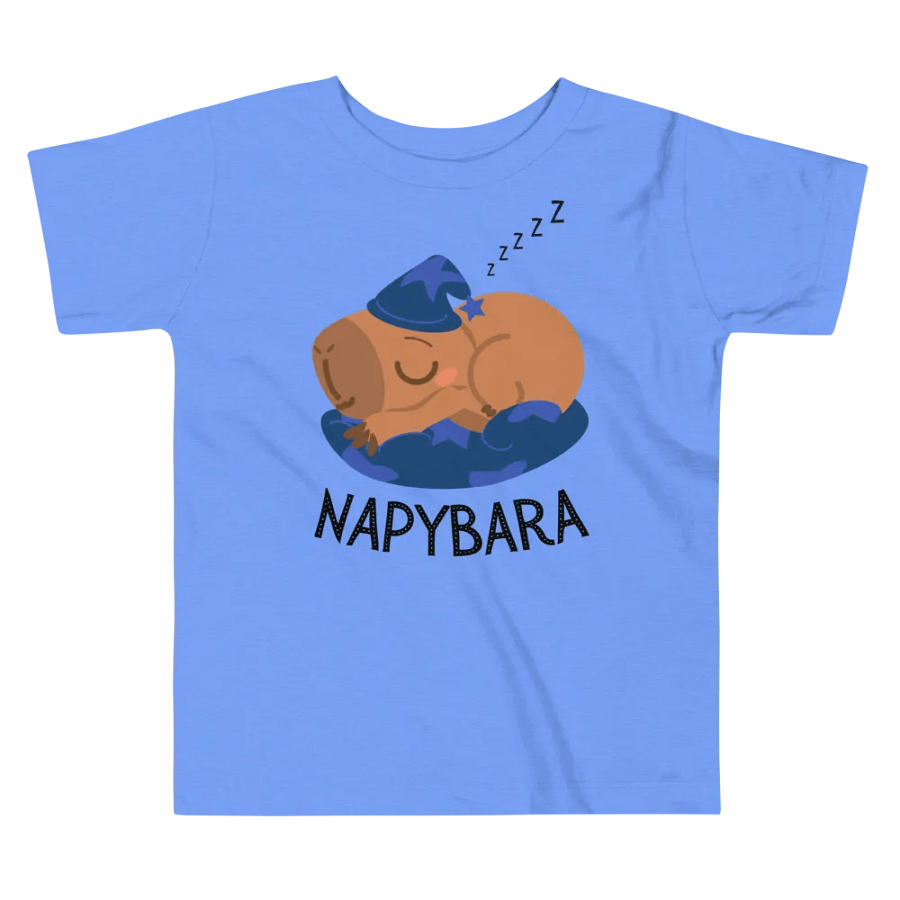 Napybara Sleeping Capybara Toddler T-Shirt product image (1)