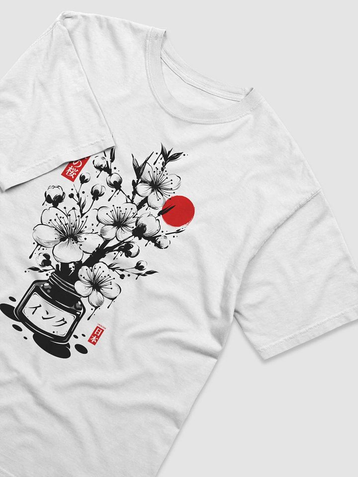 Black Cherry Blossom Japanese Ink - Heavyweight T-Shirt product image (73)