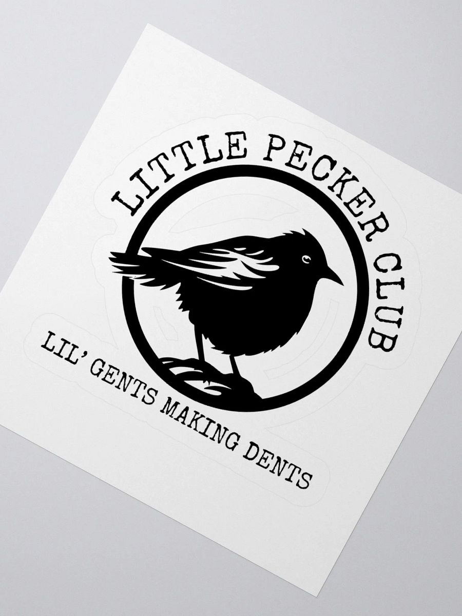 Little Pecker Club Lil' Gents Making Dents Sticker product image (2)