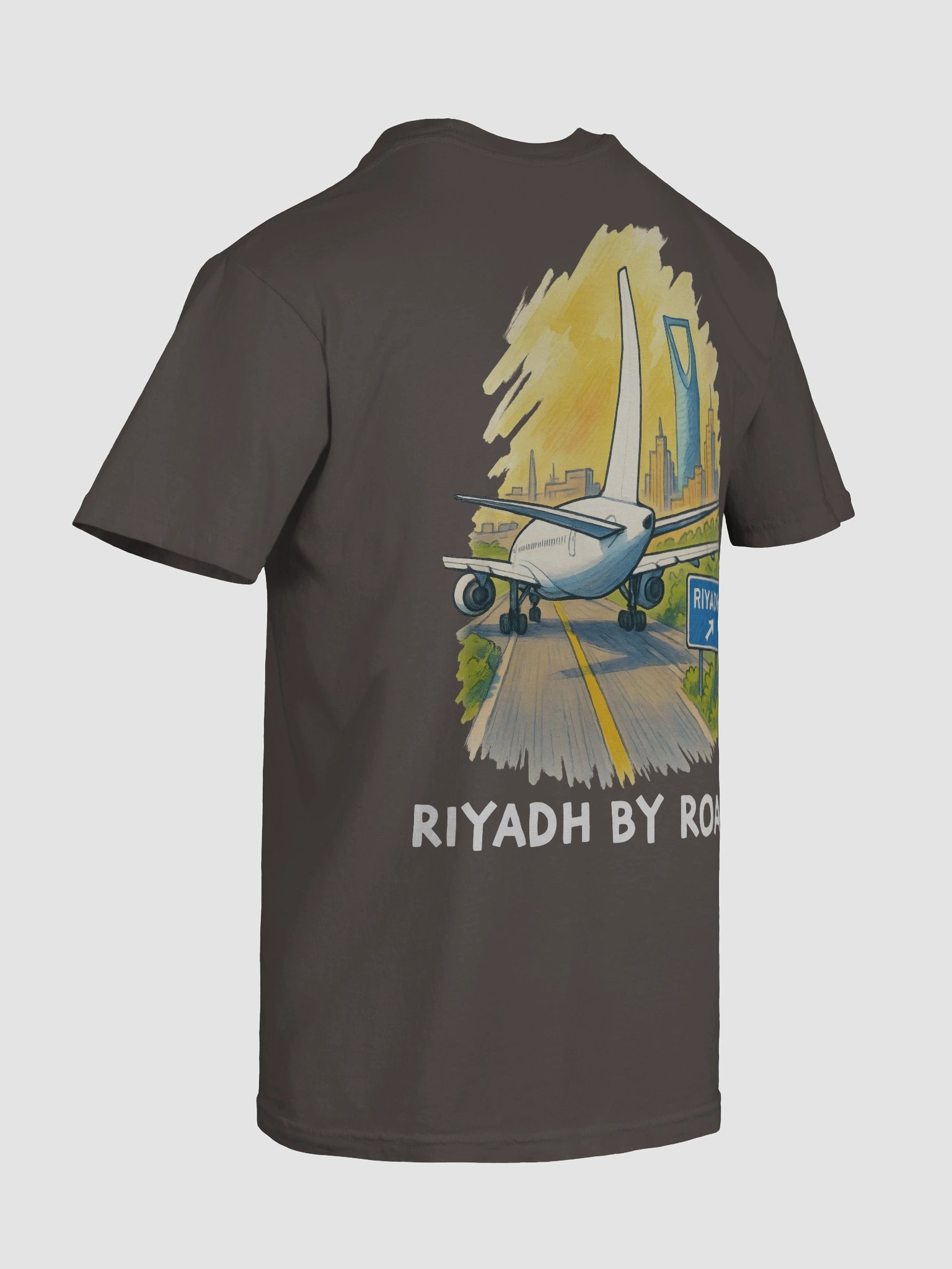 "Riyadh by Road" Print T-Shirt product image (16)
