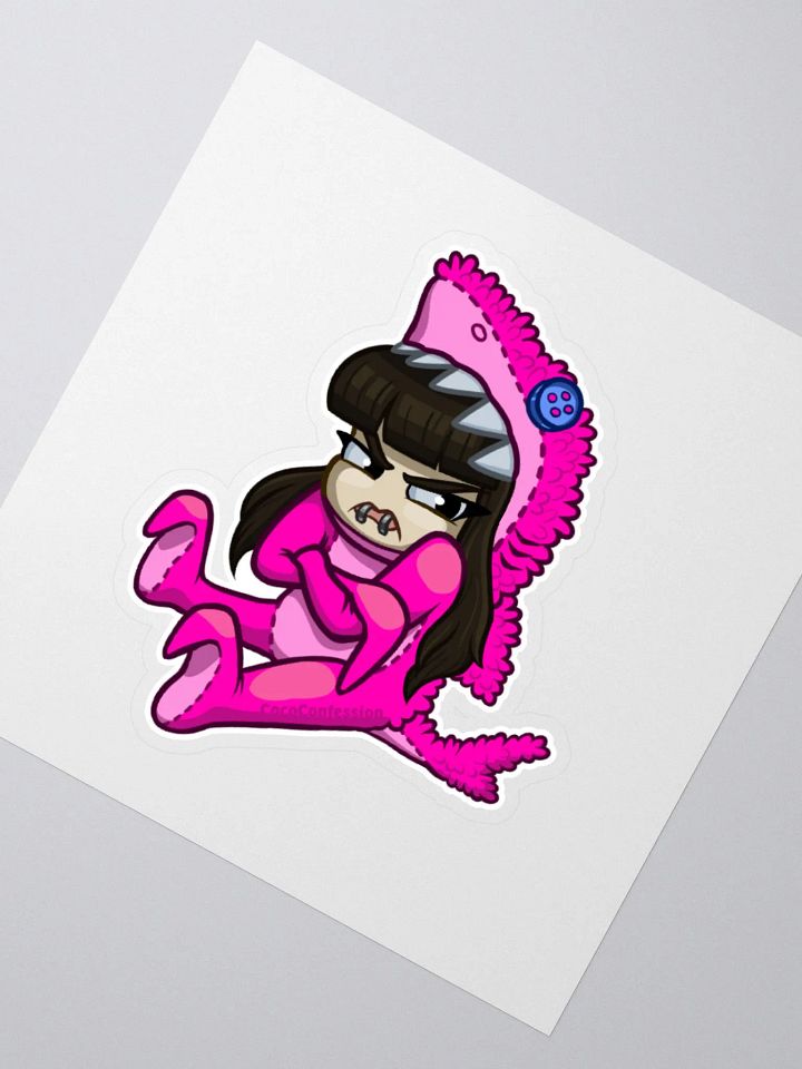 Pink Shark Sticker product image (2)