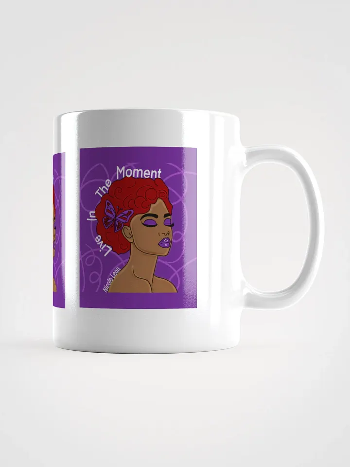 Live In The Moment Triptych White Glossy Mug product image (1)