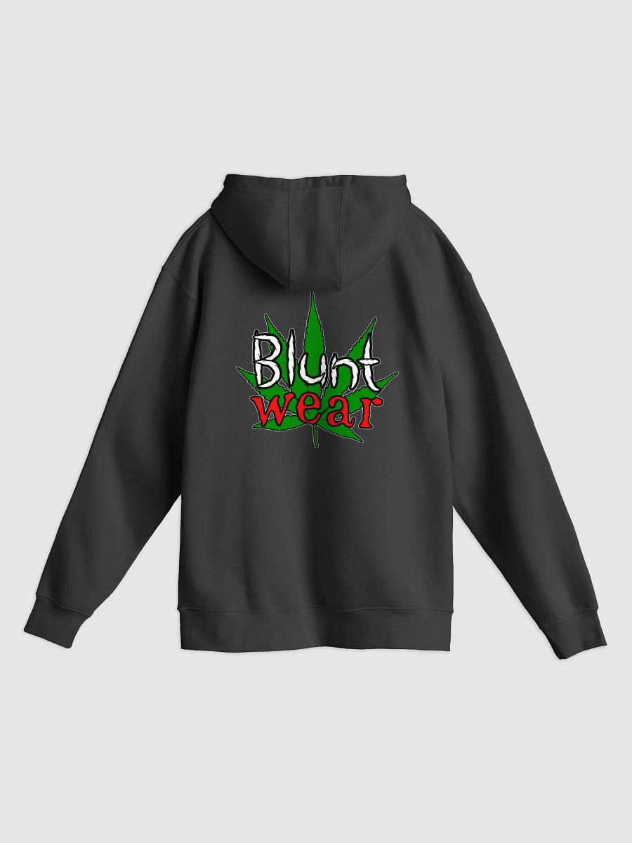 Bob Marley Faded Rasta w Back Black Hoodie product image (3)