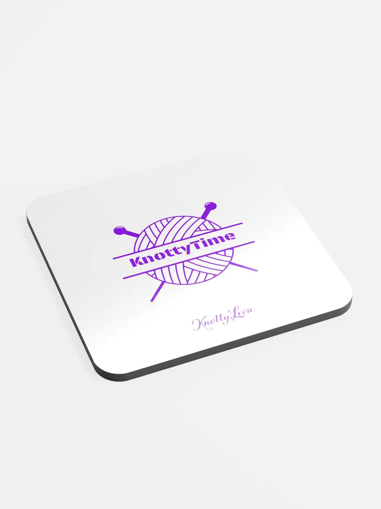 Knotty Time Glossed Cork Coaster product image (2)