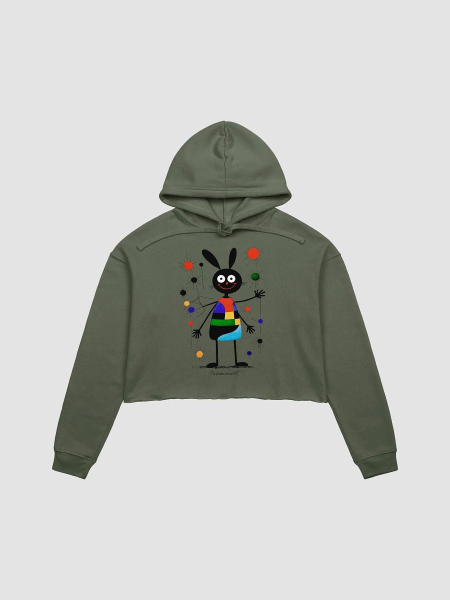 Bella+Canvas Fleece Crop Hoodie product image (2)