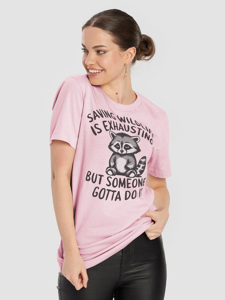 Wildlife rehab shirt, vet nurse tee, funny raccoon rescue shirt, cute animal shirt, animal carer gift, zoo vet tee, wildlife worker tee, raccoon lover gift, product image (15)