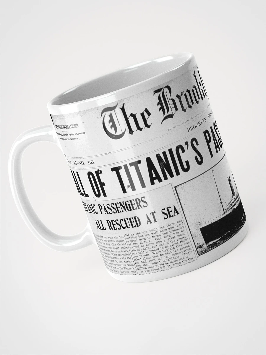 Titanic Survives! Newspaper Mug product image (4)