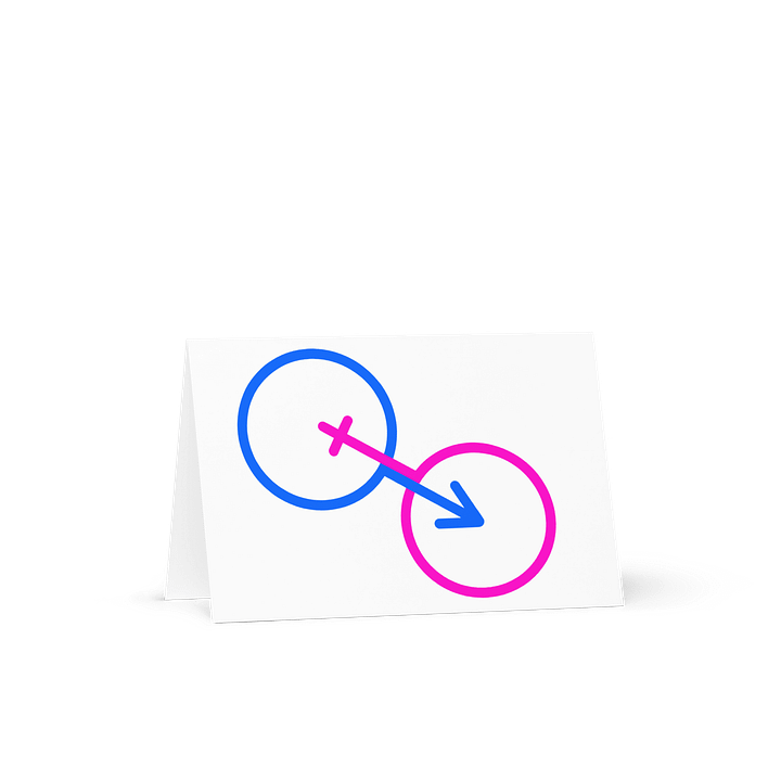 Traditional Gender Unity Symbols Greeting Card product image (1)