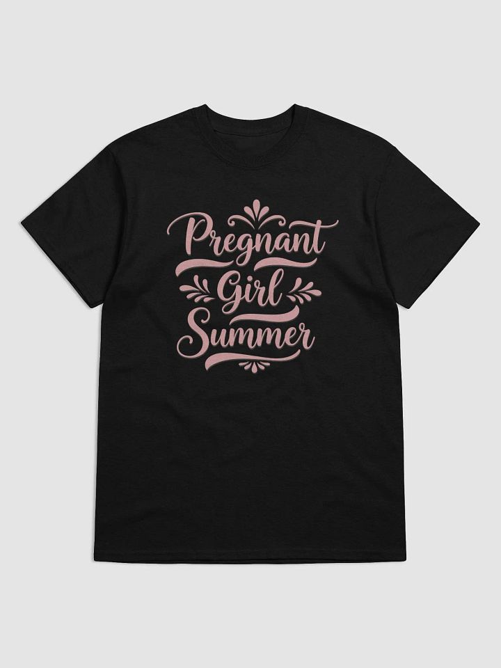 Pregnant Girl Summer - Cute Pregnancy Announcement T-Shirt for Moms-to-Be product image (4)