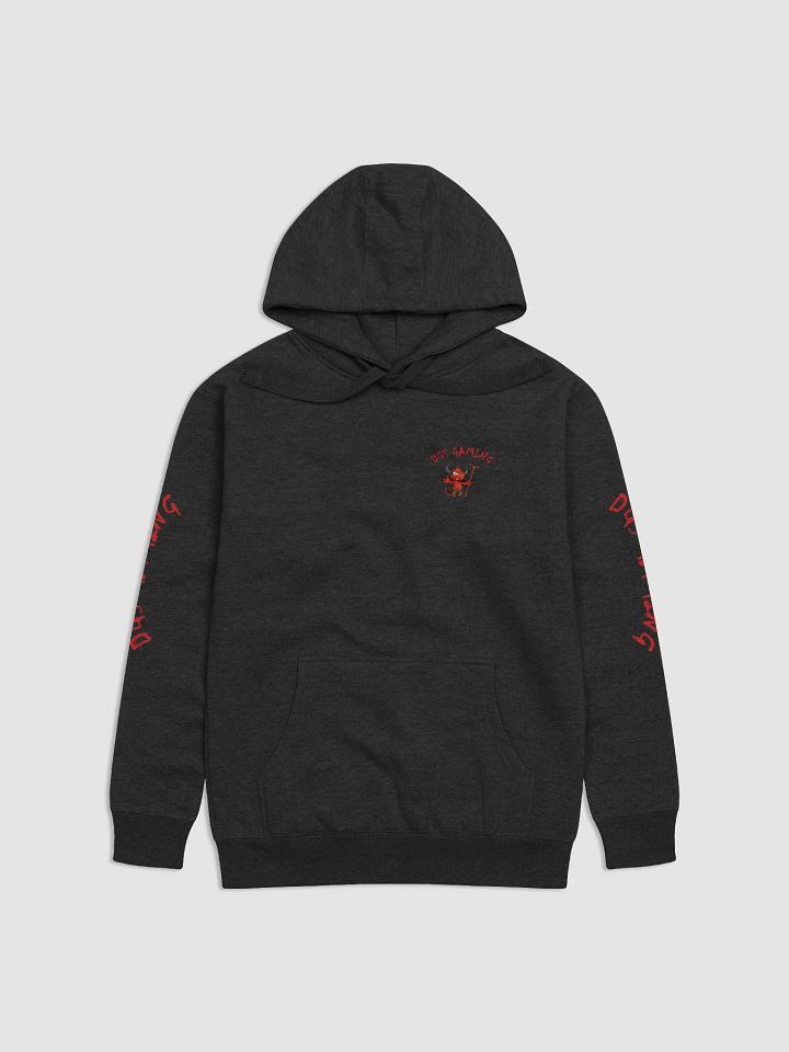DGS hoodie with logo on arms back and front product image (3)