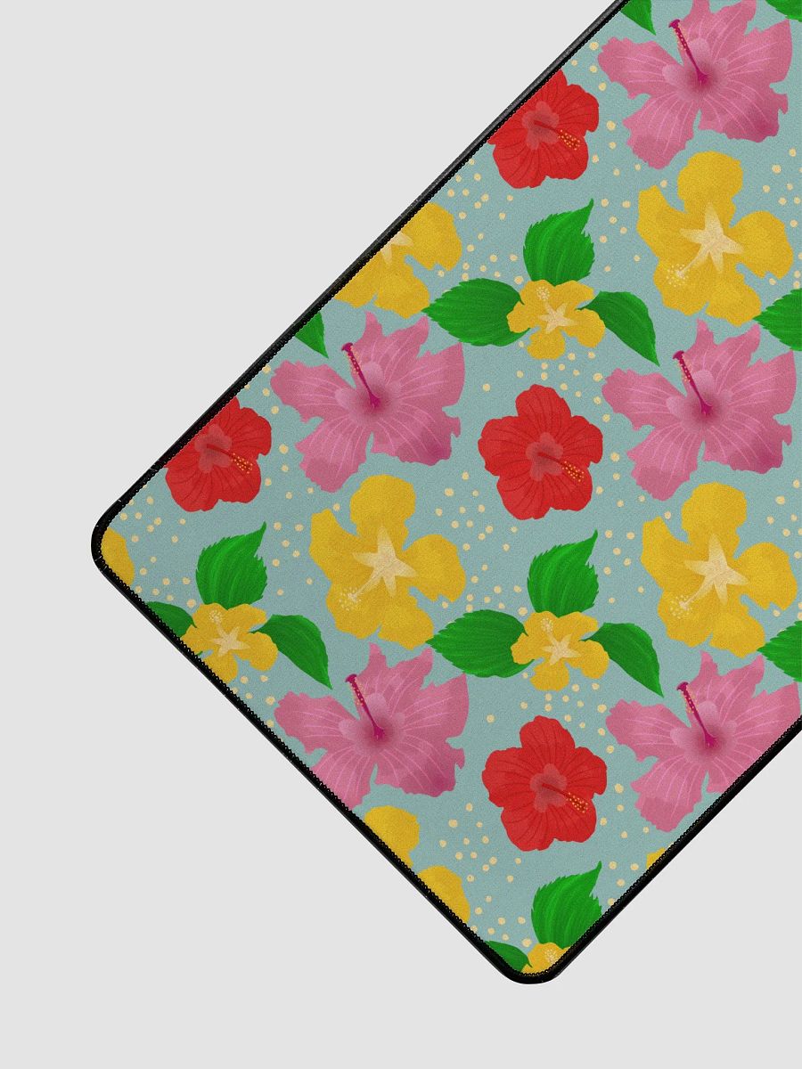 Hibiscus Flowers Pattern Desk Mat product image (3)
