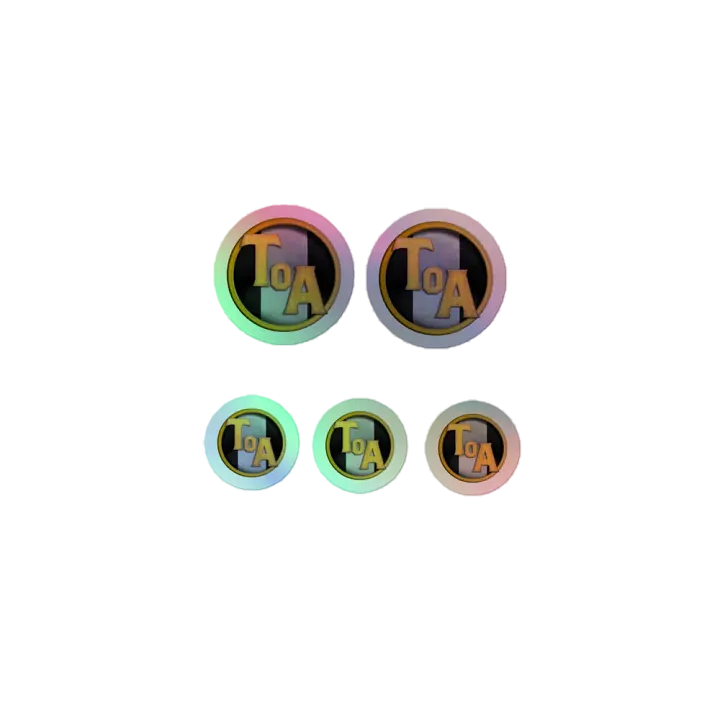 Tournament of Ages - Small Logo - Holo Sticker Sheet product image (1)