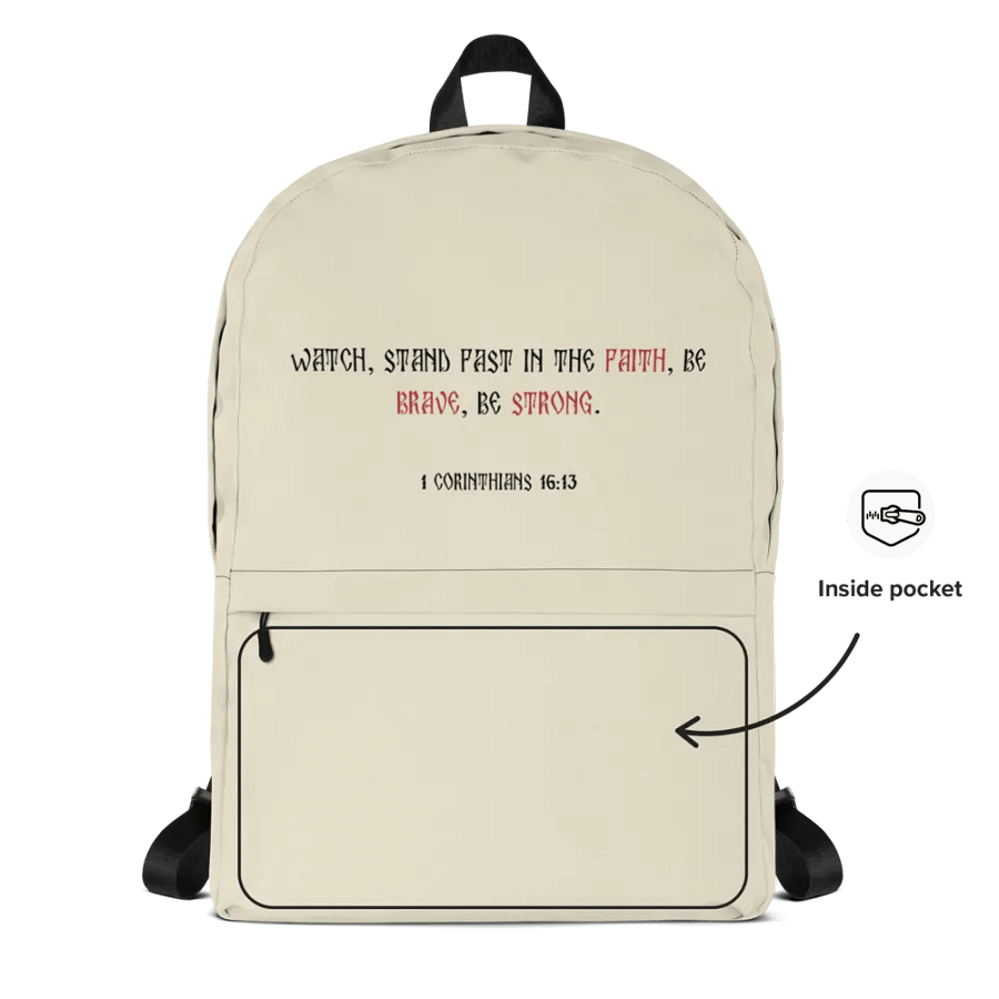 Faithful Journey All-Over Print Backpack product image (5)