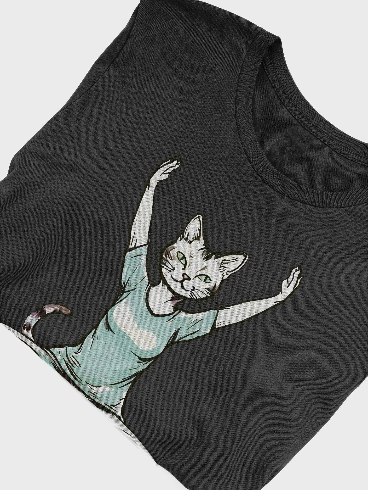 Funny Yoga Cat T-Shirt for Yoga Enthusiasts - Cute Yoga Pose Cat Shirt - Perfect Gift for Cat Lovers and Yoga Fans product image (5)