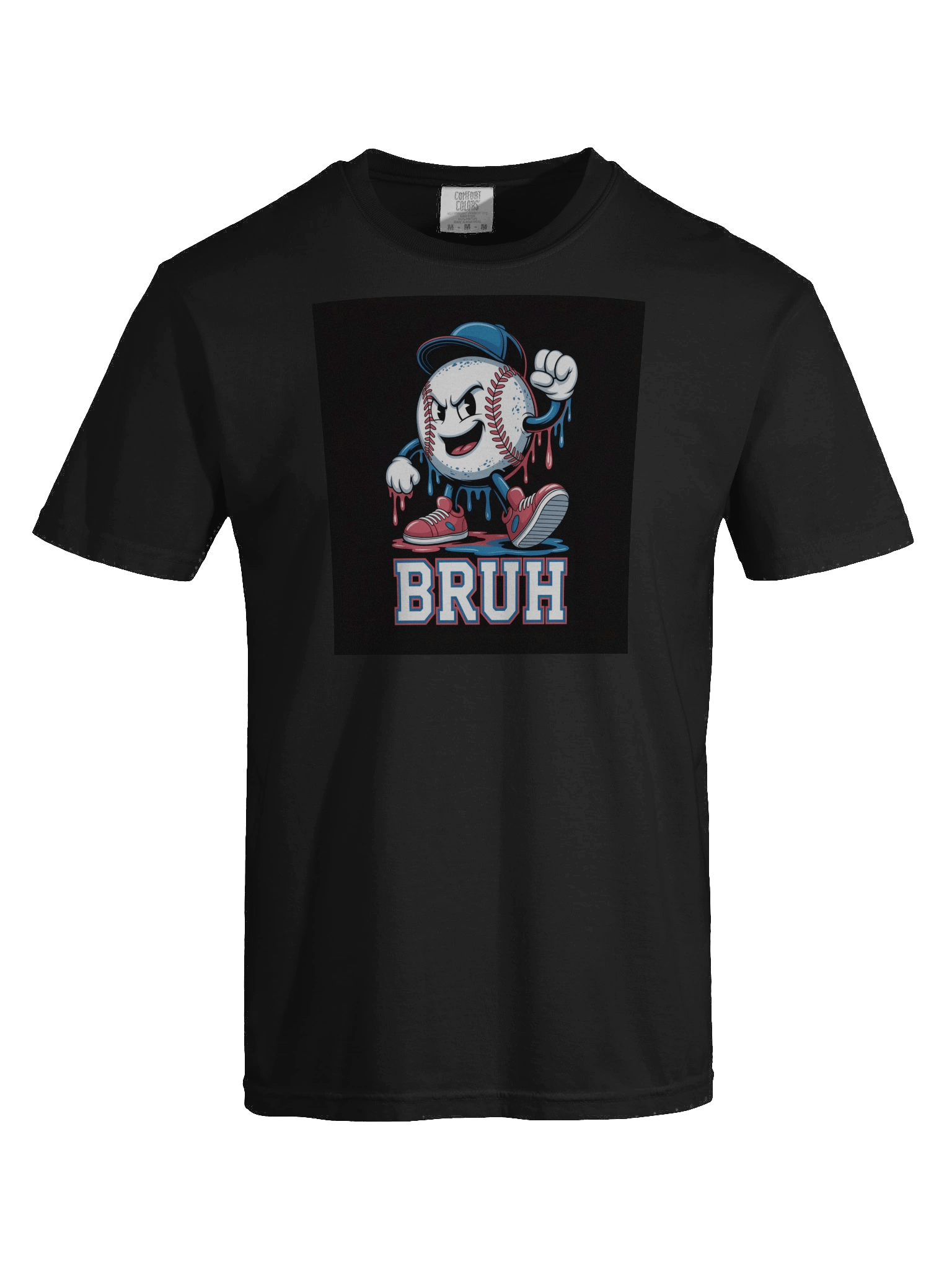 BRUH Baseball Character Heavyweight T-Shirt product image (60)