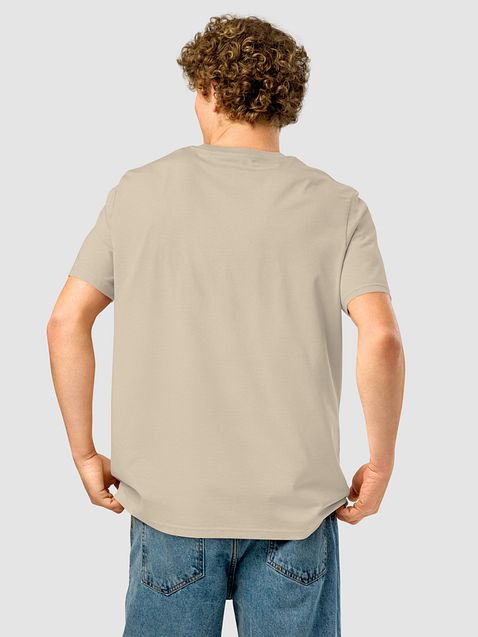 Photo showing Stanley/Stella Unisex Organic Ribbed Neck T-Shirt