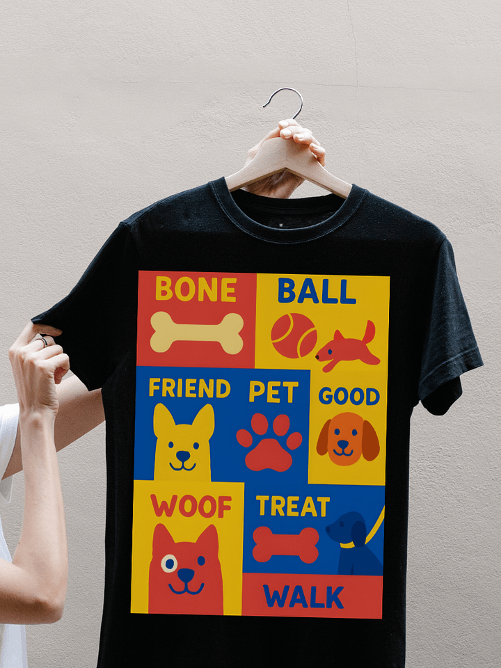 Dog Lover's Block Party Heavyweight Tee product image (1)