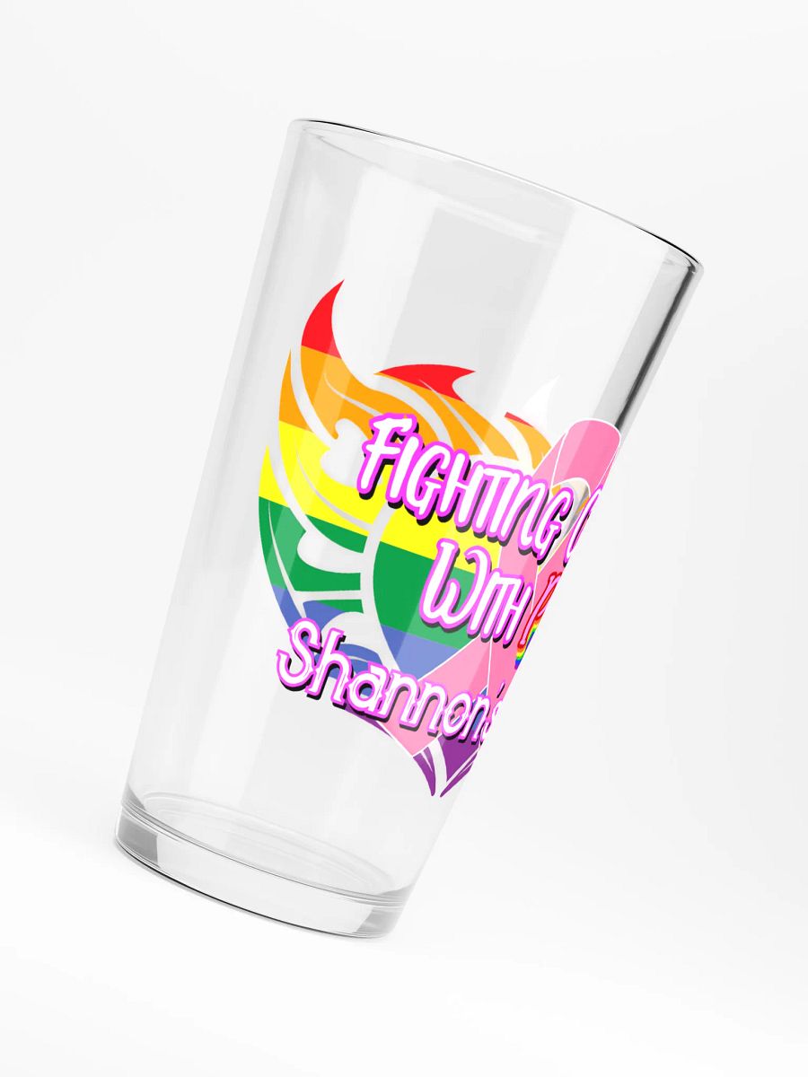 Fighting Cancer w/ Pride - Shaker Pint Glass product image (6)