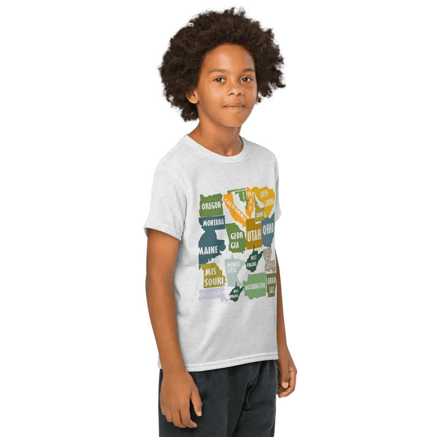 Kids T-Shirt Countries Word Written product image (4)
