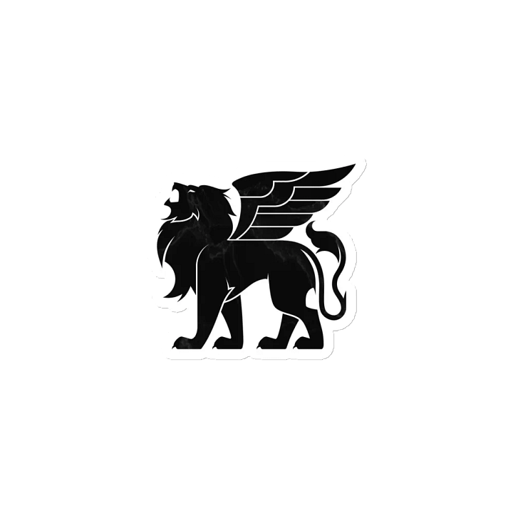 Verardi Famiglia Emblem (Black) ✦ Die-Cut Magnets product image (1)