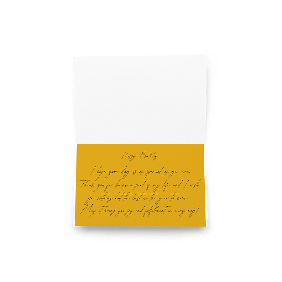 Birthday card - General tone product image (3)