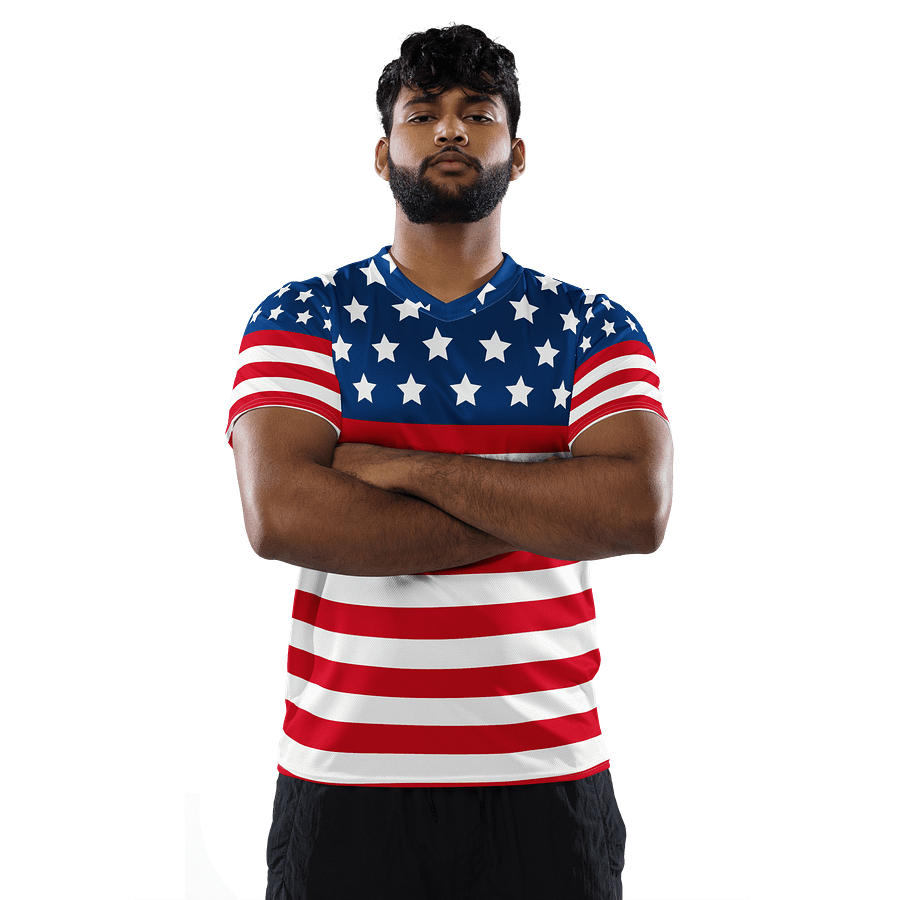 Patriotic All-Over Print Sports Jersey product image (2)