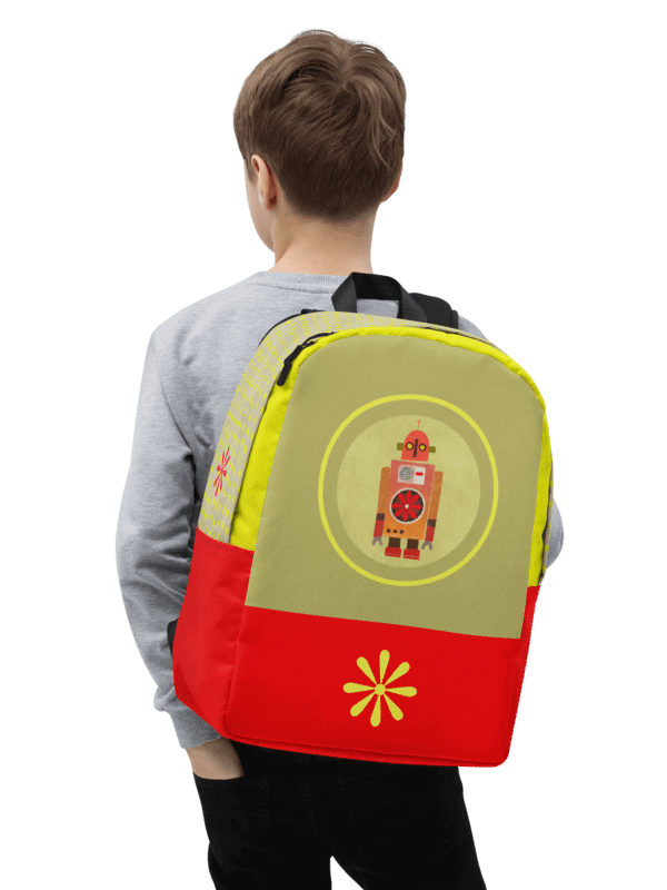 Gyro the Atomic Robot - Backpack in Green, Yellow and Red product image (3)
