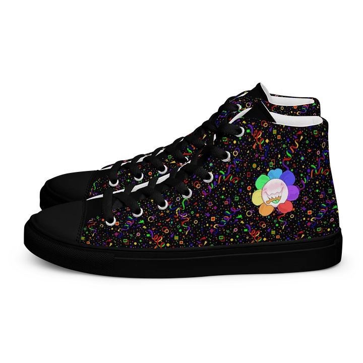 Black Arcade Flower Sneakers product image (2)