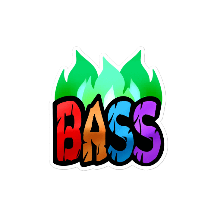 Fire Bass Die-Cut Magnet product image (2)