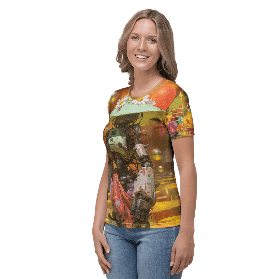 Botanical Circuit – Summer Droid Vibes T-Shirt product image (1)