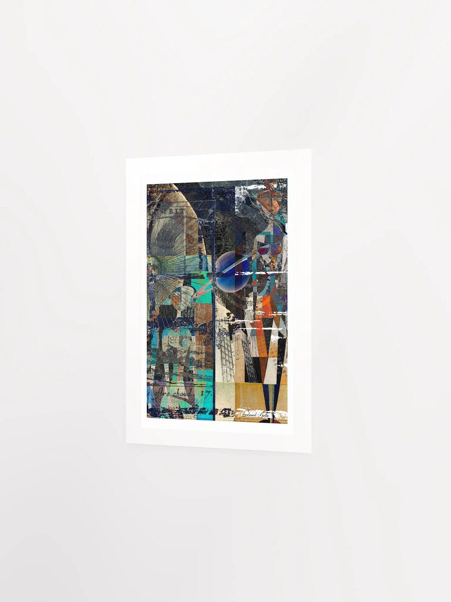 'Study in Motion' by Edward Martin: Mixed Media Collage Print product image (3)