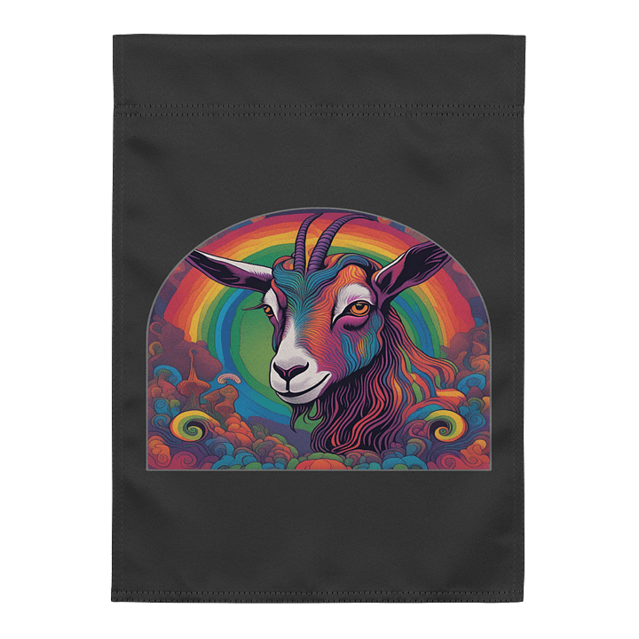 Psychedelic Goat Dream Garden Flag product image (1)