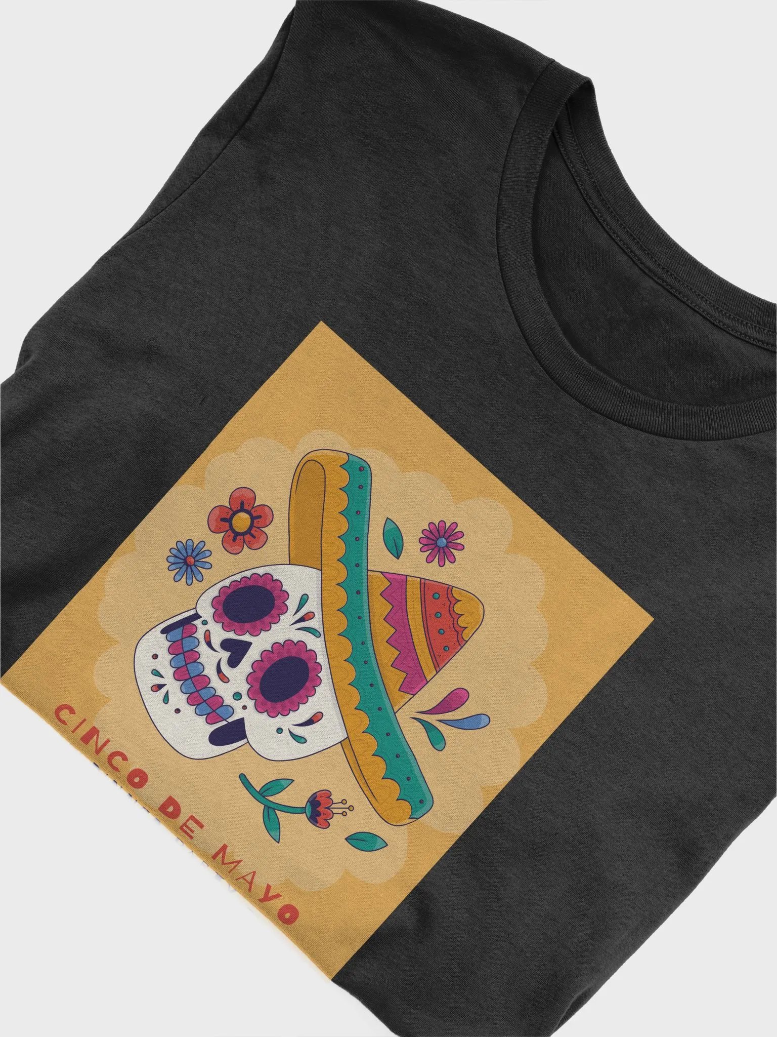 Fiesta Skull Cinco de Mayo T-Shirt product image (19)