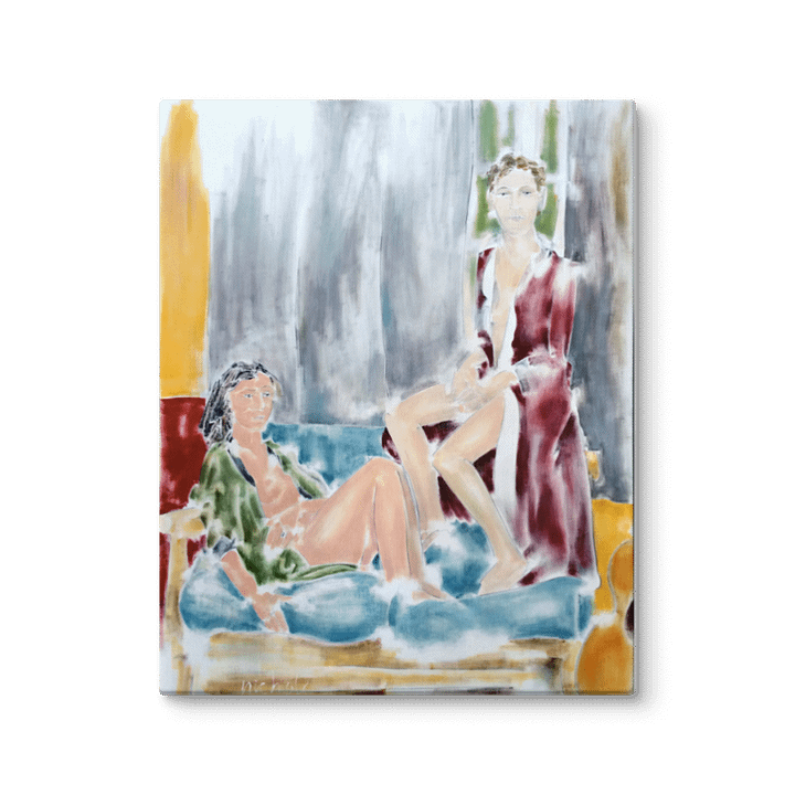 Sisters (1985) on canvas (30" x 24") product image (2)