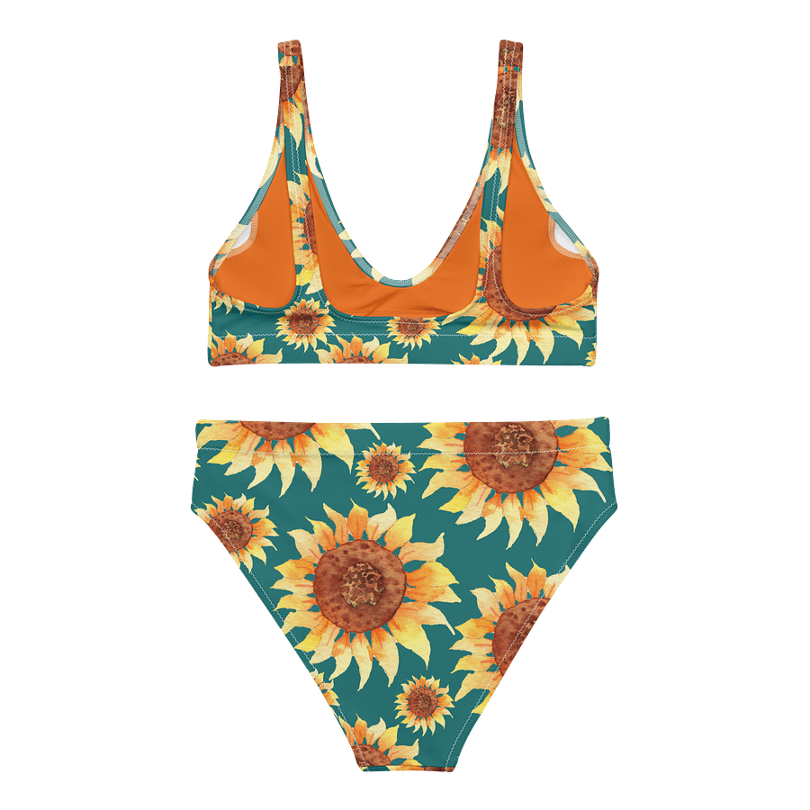 Sunflower Serenade High Waisted Bikini Set product image (3)