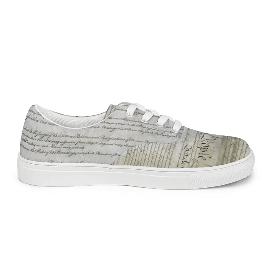 "Composition" Womens Canvas Shoes product image (10)