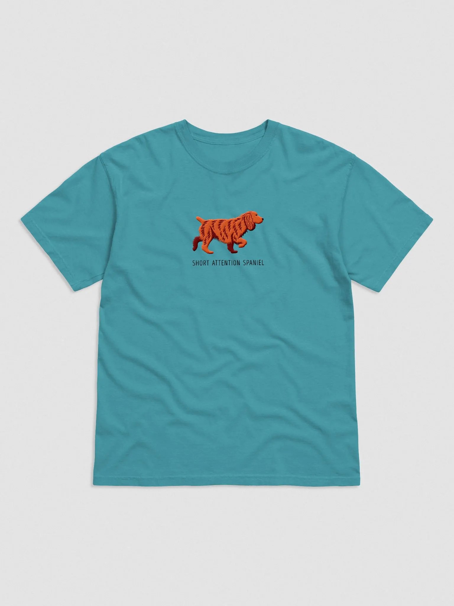 Short Attention Spaniel T-Shirt(Embroidered) of a Cocker Spaniel product image (4)