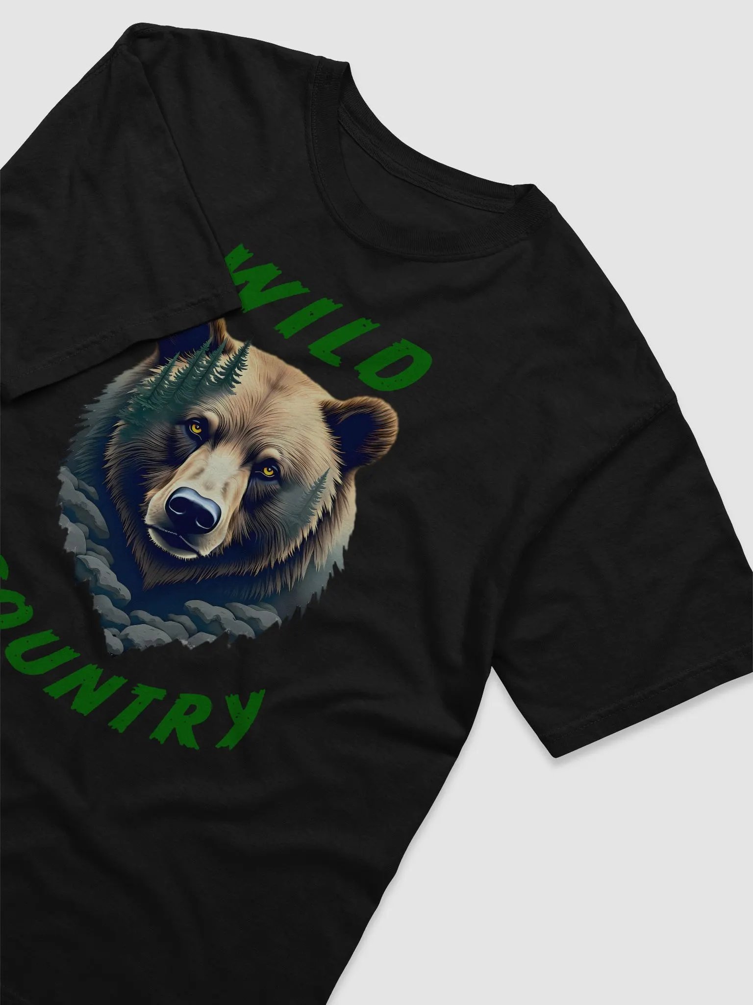 Majestic Bear in Wild Country - Garment-Dyed Heavyweight T-Shirt product image (5)