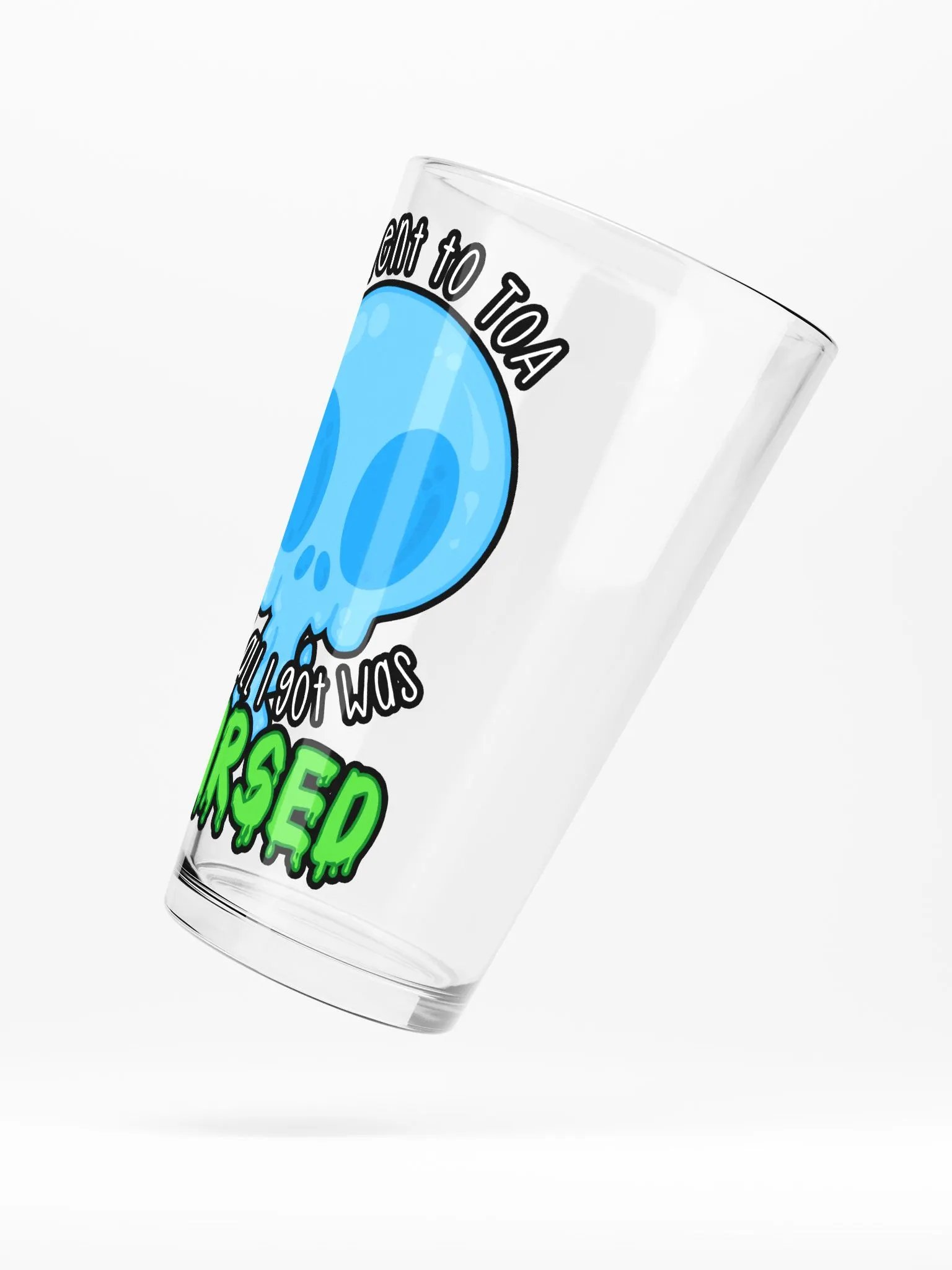 All I Got Was Cursed - Mage - Pint Glass product image (5)