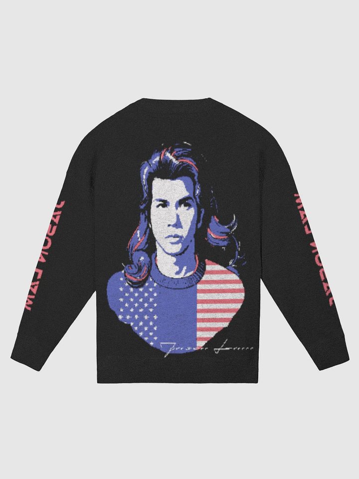 Jason Lam Relaxed Knitted Sweater (Signature-BLACK) product image (7)