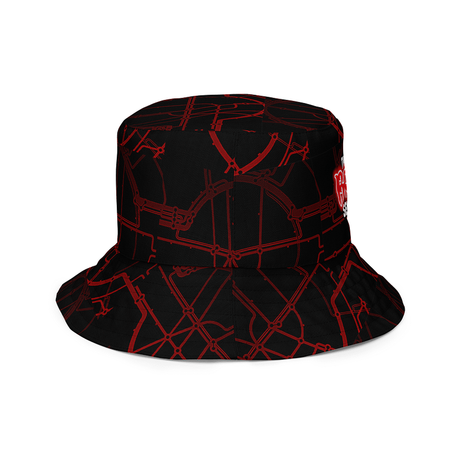 The Brisk Selection Bucket Hat Neon Red Logo product image (7)