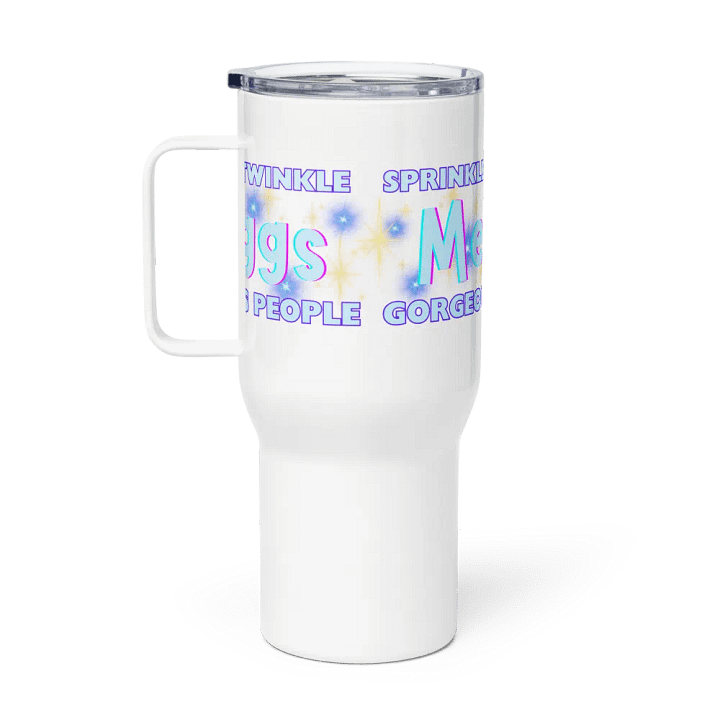 Meggs Sprinkle Logo Mug White product image (1)