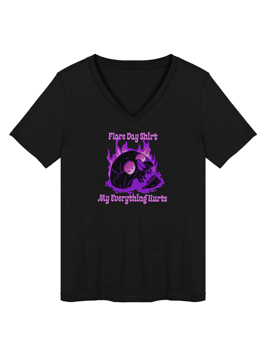 Flare Day! Women's Soft V-Neck (Purple) product image (1)